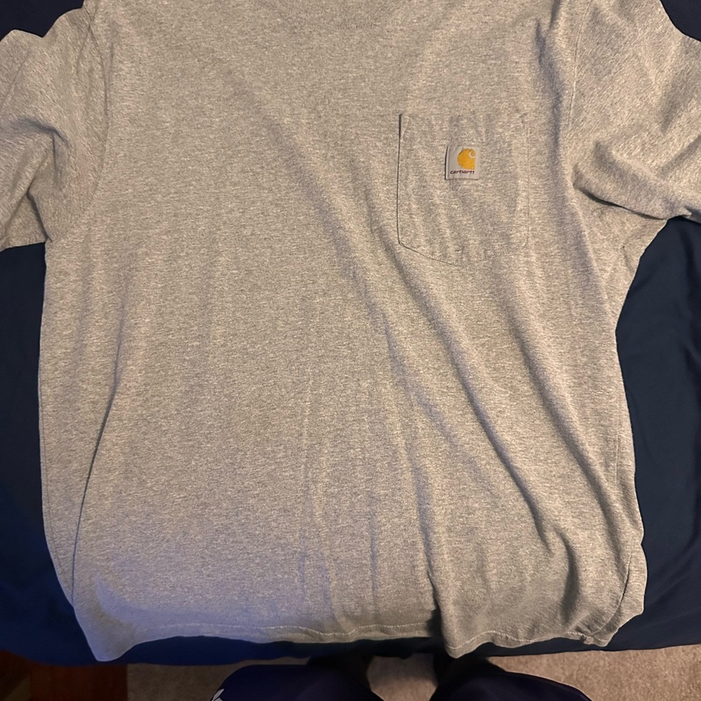 Carhartt Heather Gray Pocket Tee